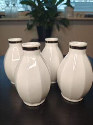 Villeroy & Boch Varia-Black sarjan posliini maljakko 4kpl