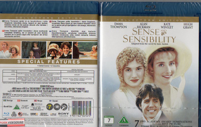 Järki Ja Tunteet (17 583) UUSI -FI- BLU-RAY nordic, emma th
