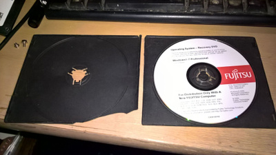 Fujitsu windows7 recovery dvd