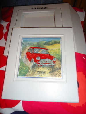 Kermansavi autohistorian taulu Mini-cooper S