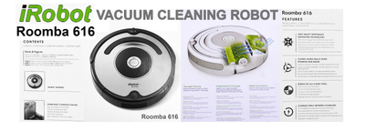 ROBOTTI-IMURI: iRobot Roomba 616 - Ilmainen Toimitus