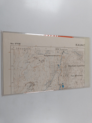 Topografinen kartta 1:20000, N:o 4711 08 : Kaunisvaara
