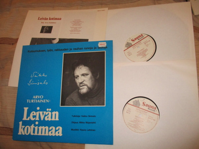 VEIKKO SINISALO – Arvo Turtiainen: Leivän Kotimaa  2x LP NM