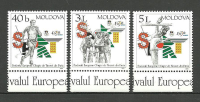 OLYMPIALAISET urheiluaiheinen sarja MOLDOVA 2003 **
