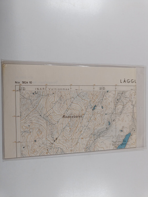 Topografinen kartta 1:20000, N:o 3824 10 : Lågguoaivi