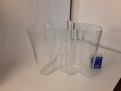 Alvar Aalto maljakko 160 mm reunavikoja.
