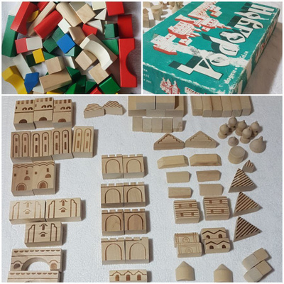 CCCP Puulinna ja muita puupalikoita vintage