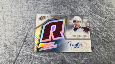 Brad Richardson 2005-06 SPx Auto Jersey