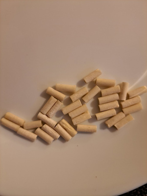 Luonnonvaalea putkihelmi 32 kpl