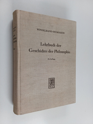 Wilhelm Windelband : Lehrbuch der Geschichte der Philosophie