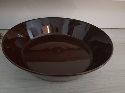Iittala Teema ruskea iso Kulho / Tarjoilukulho - 2,5l / 30cm