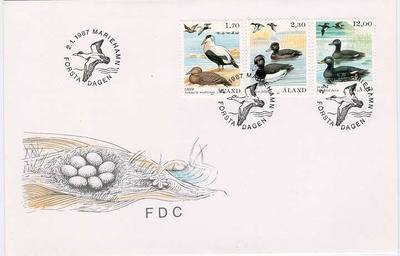 1987 vesilinnut FDC