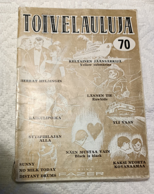 Toive lauluja 70
