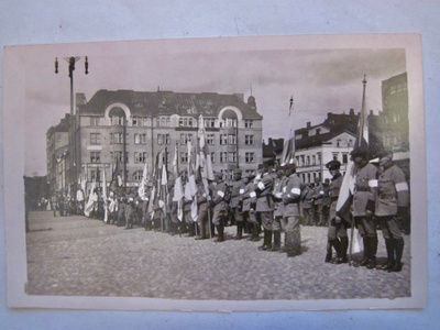 VANHA Valokuva Helsinki 1919 Suojeluskunta ym