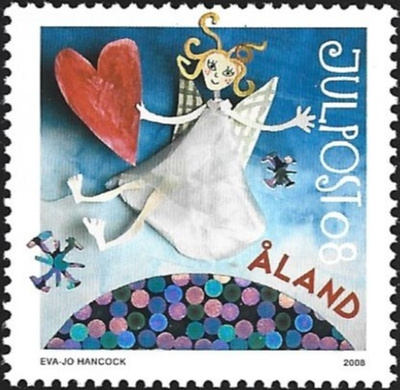 Åland 2008  Joulu  Julpost 08 ** LaPe 300