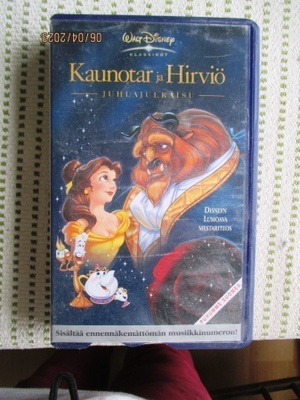 VHS elokuva: Kaunotar ja hirviö