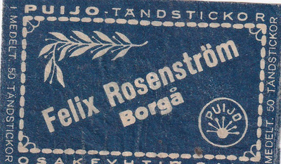 Borgå, Felix Rosenström   5/3