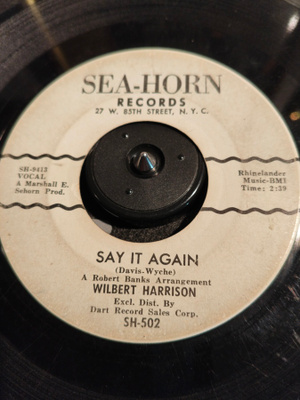 WILBERT HARRISON,SEA-HORN 502