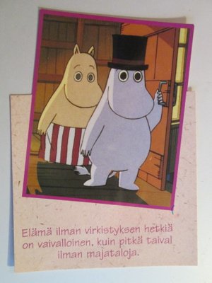 KULKEMATON MUUMIKORTTI MUUMIMAMMA JA MUUMIPAPPA