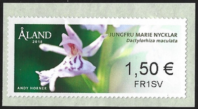 Åland 2018 Orkideoita FRAMA  1,50 €  ** LaPe ATM Å 30 C
