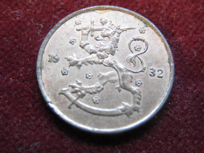 5 penniä 1932