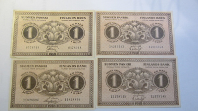 1 markan setelit 1918