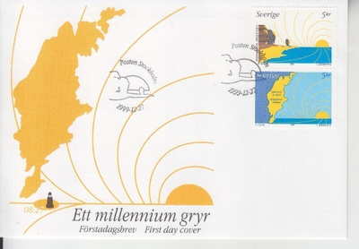 Ruotsi FDC ett millenium gyr