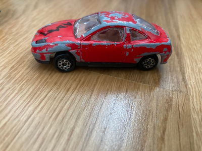 Fiat Coupé Majorette vanha pikkuauto n 1/64