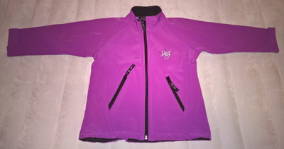 TYTTÖJEN SOFTSHELL TAKKI  KOKO 110   P&J