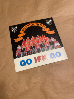 Go IFK Go 7” Single levy HIFK:n 1989-1990 pelaajien nimikirj