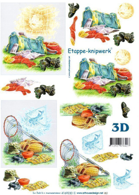 3D  "HARRASTUSTEN PARISSA...Kalastusta & Jalkapalloa"