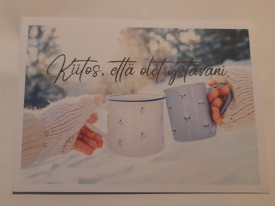 Kiitos, että olet ystäväni
