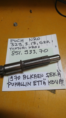 Ratasakseli Puch 3v 1970 alkaen Sport
