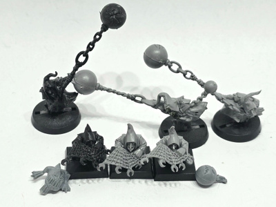 WHFB - 6x Night Goblin Fanatics & Netters [B3]