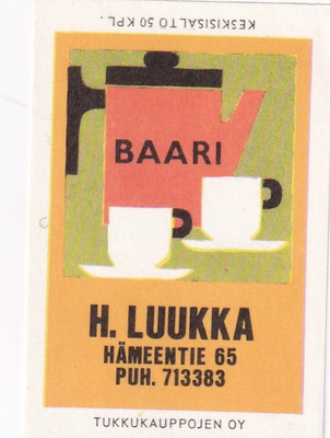 Hämeentie 65, H. Luukka Baari   4/9