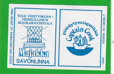 Savonlinna, Majakka,  PUB Captain Cook   2/15