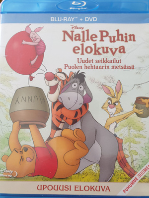 Nalle Puhin elokuva BLU-RAY + DVD