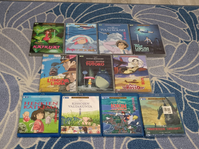 Studio Ghili Paketti DVD + Blu-Ray