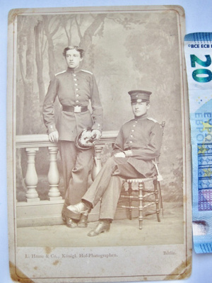 Kabinetti Valokuva Saksa Kadetit UPEA Kypärä Miekka 1878