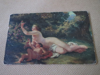 Vintage taidekortti