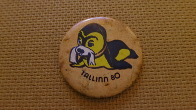 Vintage CCCP Tallinn 80 -pinssi