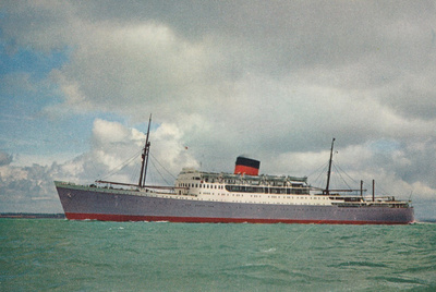 LAIVAKORTTI - S/S BRAEMAR CASTLE