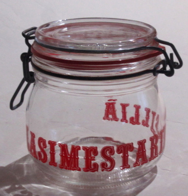 Lasimestarin silliä - hieno lasipurkki