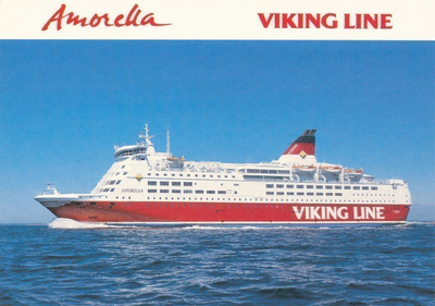Laivakortti VIKING AMORELLA -laivaleima