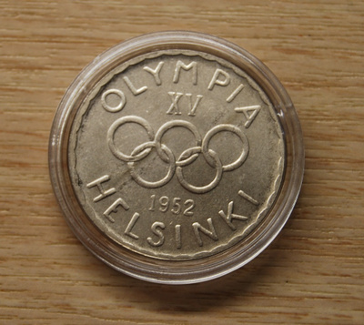 500 Markkaa 1952 Helsingin Olypialaiset Hopeaa