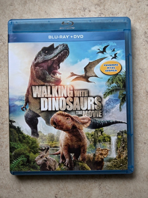 Walking with dinosaurs, blu-ray + dvd. suomi puhe