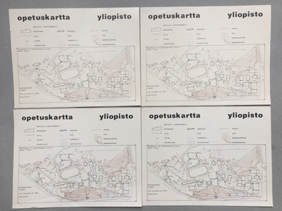 Jyväskylä Yliopistoalue opaskartta
