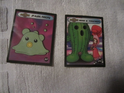 2 Digimon Tarraa / 2 kpl Digimon Tarra