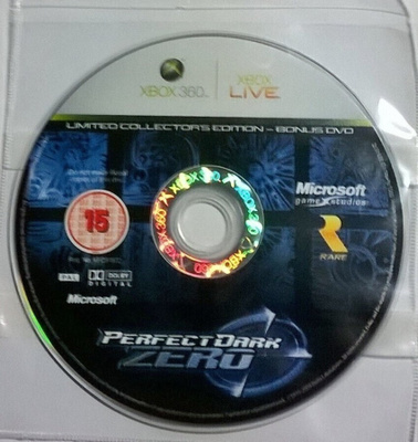 * Perfect Dark Zero Limited Edition BonusDVD Lue Kuvaus