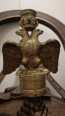 Antiikki Figuuri Kaksoiskotkat Venäjä 1800-luku